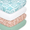 The Peanutshell Boho 4-pc. Crib Sheet In Multi