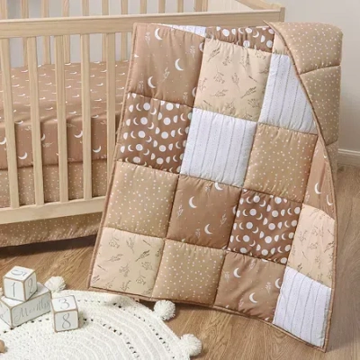 The Peanutshell Boho Celestial 3-pc. Crib Bedding Set In Brown