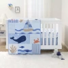 The Peanutshell Crib Bedding Set In Blue