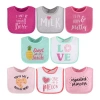 The Peanutshell Girls 8-pc. Bib In Multi