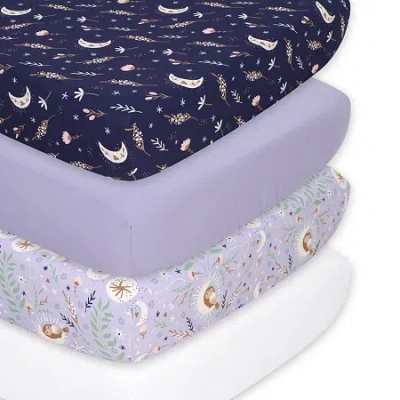 The Peanutshell Lunar Love 4-pc. Crib Sheet In Multi