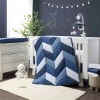 The Peanutshell Moonlight Blue 3-pc. Crib Bedding Set In Blue