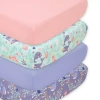 The Peanutshell Ocean Girl 4-pc. Nintendo Crib Sheet In Multi