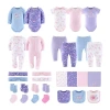 The Peanutshell Purple Butterfly Baby Girls 30-pc. Baby Clothing Set In Purple