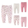 The Peanutshell Rainbow Safari Baby Girls Tapered Regular Fit Pull-on Pant In Multi