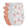 The Peanutshell Safari 3-pc. Swaddle Blanket In Multi