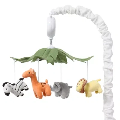 The Peanutshell Safari Animals Baby Mobile In Multi