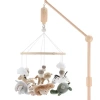 The Peanutshell Safari Serenity Baby Mobile In Gray