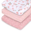 The Peanutshell Wildest Dreams 3-pc. Changing Pad Cover In Pink