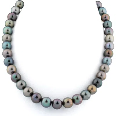 The Pearl Source 10-11mm Tahitian South Sea Multicolor Pearl Necklace