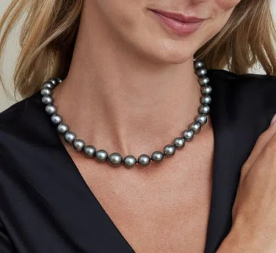 The Pearl Source 10-11mm Tahitian South Sea Pearl Necklace