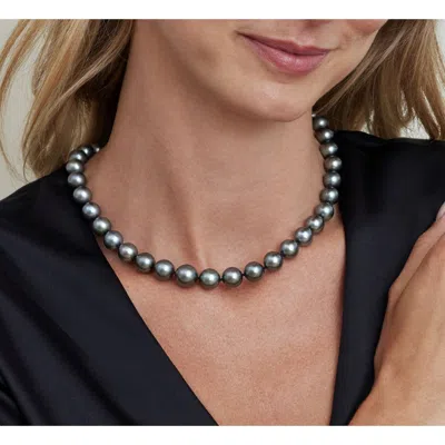 The Pearl Source 10-12mm Tahitian South Sea Pearl Necklace