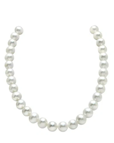 The Pearl Source 10.5-11.5mm White Freshwater Pearl Necklace