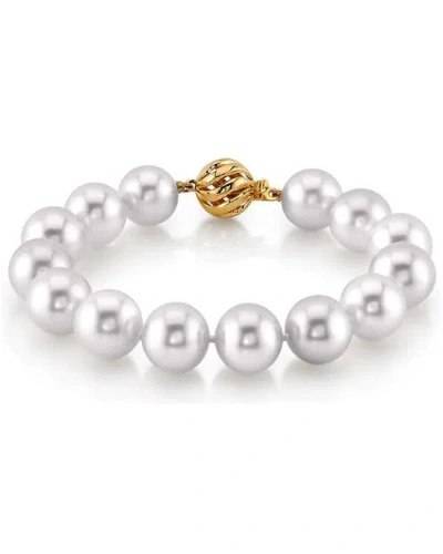 The Pearl Source 11-12mm White South Sea Pearl Bracelet