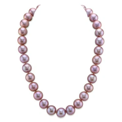 The Pearl Source 12-14mm Pink Freshwater Pearl Necklace