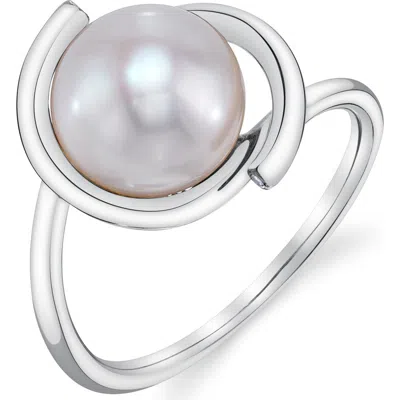 The Pearl Source 14k Gold Freshwater Pearl Felicia In White Gold