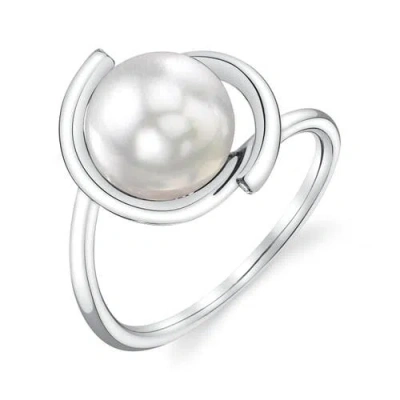 The Pearl Source 14k Gold White South Sea Pearl Felicia Ring In White Gold