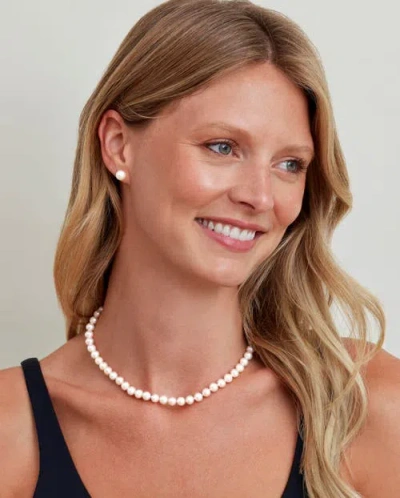 The Pearl Source 7.0-7.5mm Japanese Akoya White Choker Length Pearl Necklace