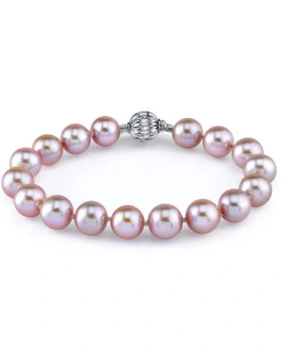 The Pearl Source 7.0-7.5mm Pink Freshwater Pearl Bracelet In Pink Pearls