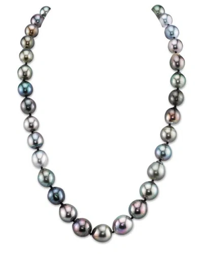 The Pearl Source 8-10mm Tahitian South Sea Multicolor Baroque Pearl Necklace