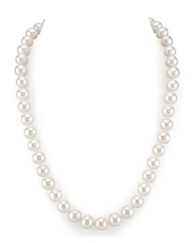 The Pearl Source 8.5-9.5mm White Freshwater Choker Length Pearl Necklace