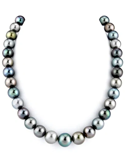The Pearl Source 9-12mm Tahitian South Sea Multicolor Pearl Necklace