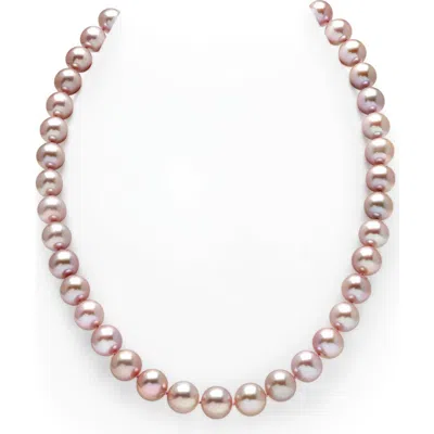 The Pearl Source 9.5-10.5mm Pink Freshwater Pearl Necklace
