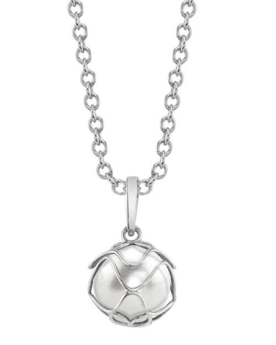 The Pearl Source Freshwater Pearl Cora Pendant In White Gold