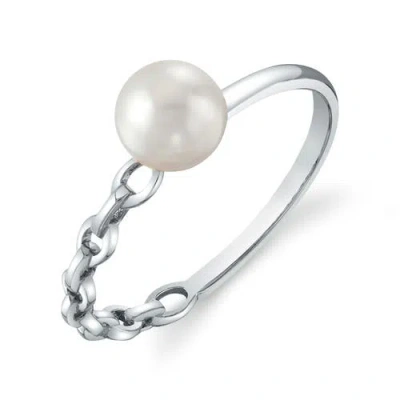 The Pearl Source Freshwater Pearl Daphne Ring In White Gold