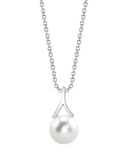 The Pearl Source Freshwater Pearl Lindsey Pendant In White Gold