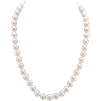 The Pearl Source Freshwater Pearl Necklace 7.5-8.5mm Aaaa In White