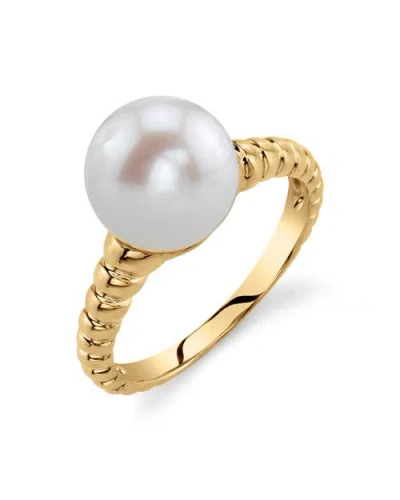 The Pearl Source Freshwater Pearl Terrie Ring In Yellow Gold