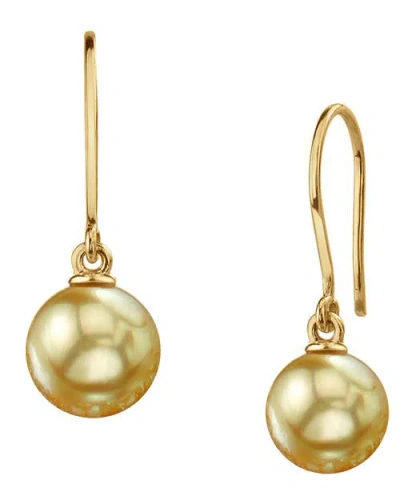 The Pearl Source Golden South Sea Pearl Linda Earrings