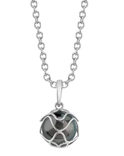 The Pearl Source Tahitian South Sea Pearl Cora Pendant In White Gold
