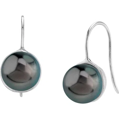 The Pearl Source Tahitian South Sea Pearl Harriett Earrings In White Gold
