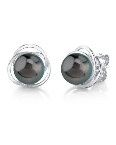 The Pearl Source Tahitian South Sea Pearl Lexi Earrings In White Gold