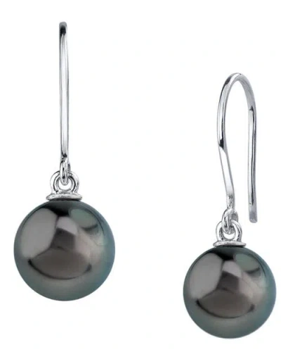 The Pearl Source Tahitian South Sea Pearl Linda Earrings In White Gold