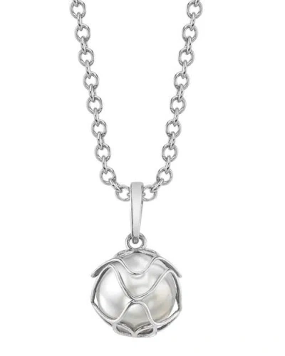 The Pearl Source White South Sea Pearl Cora Pendant In White Gold