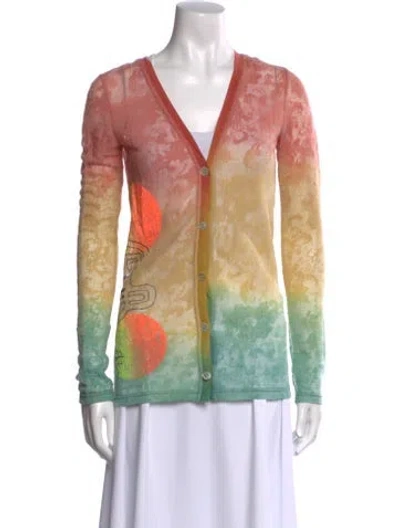 Pre-owned The People Of The Labyrinths Wool Printed Sweater In Multi