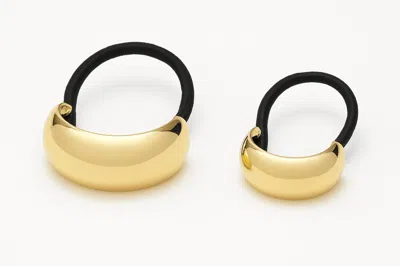 The Perfect Hoop Women's Gold / Black The Perfect Hair Hoop Duo In Multi