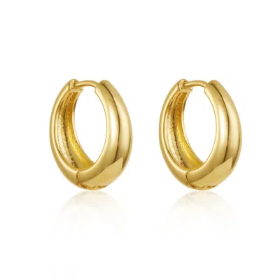 The Perfect Hoop Women's Gold The Capri Hoop Mini