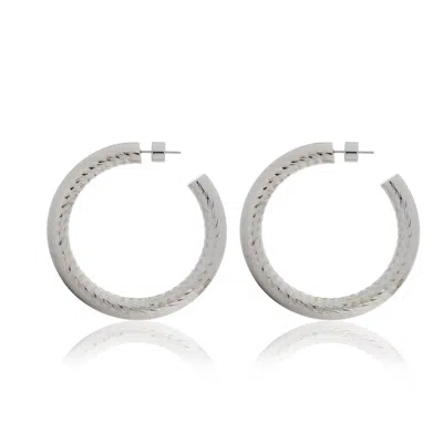 The Perfect Hoop Women's Silver The Madrid Hoop