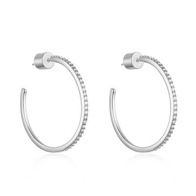 The Perfect Hoop Women's Silver The Monte Carlo Hoop
