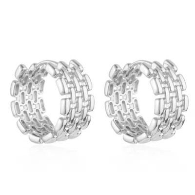 The Perfect Hoop Women's The Geneva Hoop Sterling Silver