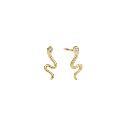 The Perfect Hoop Women's The Serpent Stud - Gold