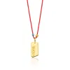The Pheia Women's Gold Red String Lucky Necklace In Gold