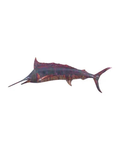 The Phillips Collection Blue Marlin Fish Wall Sculpture In Copper