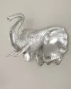 The Phillips Collection Elephant Silver Leaf Wall Sculpture