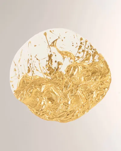 The Phillips Collection Wisp Gold Leaf Wall Tile In Whitegold