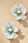 The Pink Reef Handpainted Earrings